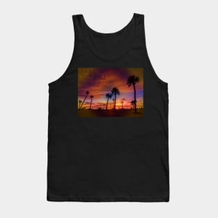 Palm Trees at Sunset Tank Top